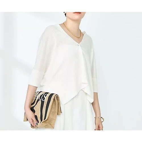 【ノーリーズ/NOLLEY'S】の《アンサンブル対応》《手洗い可能》フレンチリネンボレロカーディガン インテリア・キッズ・メンズ・レディースファッション・服の通販 founy(ファニー) 　ファッション　Fashion　レディースファッション　WOMEN　トップス・カットソー　Tops/Tshirt　カーディガン　Cardigans　アンサンブル　Knit Ensemble　2025年　2025　2025春夏・S/S　Ss,Spring/Summer,2025　アンサンブル　Ensemble　カーディガン　Cardigan　ショート　Short　ノースリーブ　No Sleeve　フランス　France　フレンチ　French　ベーシック　Basic　ボトム　Bottom　リネン　Linen　人気　Popularity　定番　Standard　春　Spring　オフホワイト|ID: prp329100004504645 ipo3291000000031792161