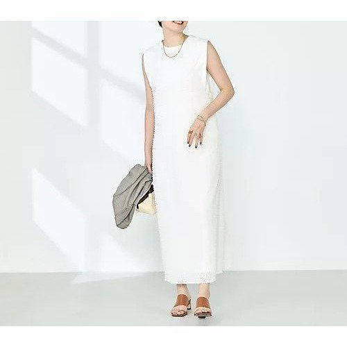 【ノーリーズ/NOLLEY'S】のウォッシャブルカットジャガードキャミワンピース インテリア・キッズ・メンズ・レディースファッション・服の通販 founy(ファニー) 　ファッション　Fashion　レディースファッション　WOMEN　ワンピース　Dress　キャミワンピース　No Sleeve Dresses　2025年　2025　2025春夏・S/S　Ss,Spring/Summer,2025　カーディガン　Cardigan　ジャケット　Jacket　夏　Summer　旅行　Travel　オフホワイト|ID: prp329100004504646 ipo3291000000031792174
