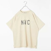 【レミレリーフ/REMI RELIEF】の【洗える】16/-天竺T(NYC) 人気、トレンドファッション・服の通販 founy(ファニー) ファッション Fashion レディースファッション WOMEN サンダル Sandals フェミニン Feminine プリント Print レーシー Lacey ヴィンテージ Vintage 洗える Washable |ID:prp329100004506023