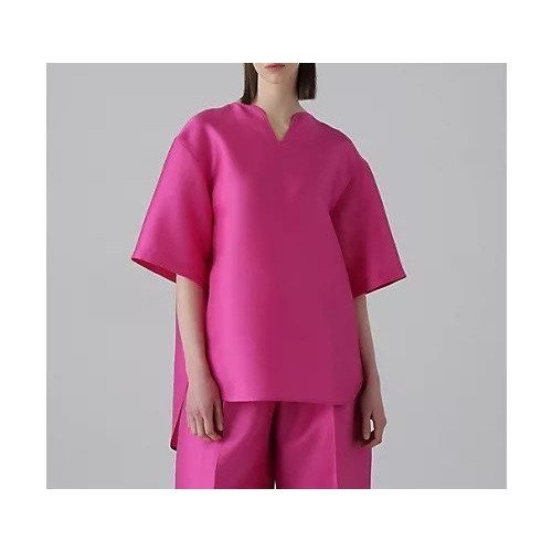 【アドーア/ADORE】のシルキーダブルクロスブラウス インテリア・キッズ・メンズ・レディースファッション・服の通販 founy(ファニー) 　ファッション　Fashion　レディースファッション　WOMEN　トップス・カットソー　Tops/Tshirt　シャツ/ブラウス　Shirts/Blouses　おすすめ　Recommend　スタンダード　Standard　セットアップ　Set Up　フィット　Fit　ルーズ　Loose　夏　Summer　春　Spring　S/S・春夏　Ss・Spring/Summer　ピンク|ID: prp329100004506032 ipo3291000000031803369