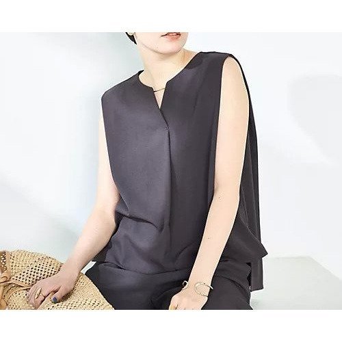 【ノーリーズソフィー/NOLLEY'S sophi】の《セットアップ対応》ツイルキーネックブラウス インテリア・キッズ・メンズ・レディースファッション・服の通販 founy(ファニー) https://founy.com/ ファッション Fashion レディースファッション WOMEN トップス・カットソー Tops/Tshirt シャツ/ブラウス Shirts/Blouses 2025年 2025 2025春夏・S/S Ss,Spring/Summer,2025 おすすめ Recommend インナー Inner ジャケット Jacket セットアップ Set Up メタル Metal 夏 Summer 春 Spring S/S・春夏 Ss・Spring/Summer |ID: prp329100004506034 ipo3291000000031803381