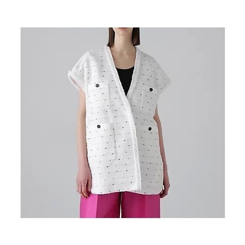 【アドーア/ADORE】のフラワースパングルツィードジャケット インテリア・キッズ・メンズ・レディースファッション・服の通販 founy(ファニー) 　ファッション　Fashion　レディースファッション　WOMEN　アウター　Coat Outerwear　ジャケット　Jackets　おすすめ　Recommend　クラシック　Classic　シンプル　Simple　スタンダード　Standard　スパンコール　Sequins　ツィード　Tweed　ツイード　Tweed　パッチ　Patch　フィット　Fit　フラワー　Flower　フロント　Front　ボトム　Bottom　ポケット　Pocket　ラウンド　Round　ルーズ　Loose　夏　Summer　春　Spring　S/S・春夏　Ss・Spring/Summer　ホワイト|ID: prp329100004506065 ipo3291000000031803620