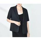 【ノーリーズソフィー/NOLLEY'S sophi】の《セットアップ対応》ウォッシャブルツイル半袖ジャケット ブラック|ID: prp329100004506067 ipo3291000000031803632