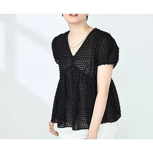 【ノーリーズ/NOLLEY'S】のカットジャガードペプラムブラウス 人気、トレンドファッション・服の通販 founy(ファニー) 　ファッション　Fashion　レディースファッション　WOMEN　トップス・カットソー　Tops/Tshirt　シャツ/ブラウス　Shirts/Blouses　2025年　2025　2025春夏・S/S　Ss,Spring/Summer,2025　タイトスカート　Tight Skirt　ワイド　Wide　 other-1|ID: prp329100004506206 ipo3291000000031805075
