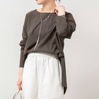 【ノーリーズ/NOLLEY'S】の《高機能/セットアップ対応》ウォッシャブルラッシュガードボートネックシャツ チャコールグレー|ID: prp329100004506207 ipo3291000000031805088
