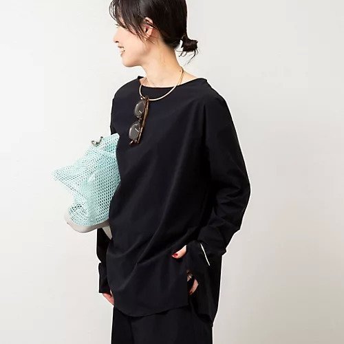 【ノーリーズ/NOLLEY'S】の《高機能/セットアップ対応》ウォッシャブルラッシュガードボートネックシャツ インテリア・キッズ・メンズ・レディースファッション・服の通販 founy(ファニー) 　ファッション　Fashion　レディースファッション　WOMEN　トップス・カットソー　Tops/Tshirt　シャツ/ブラウス　Shirts/Blouses　春　Spring　ストレッチ　Stretch　セットアップ　Set Up　デニム　Denim　ハーフ　Half　水着　Swimsuit　リゾート　Resort　おすすめ　Recommend　夏　Summer　2025年　2025　2025春夏・S/S　Ss,Spring/Summer,2025　ブラック|ID: prp329100004506207 ipo3291000000031805089