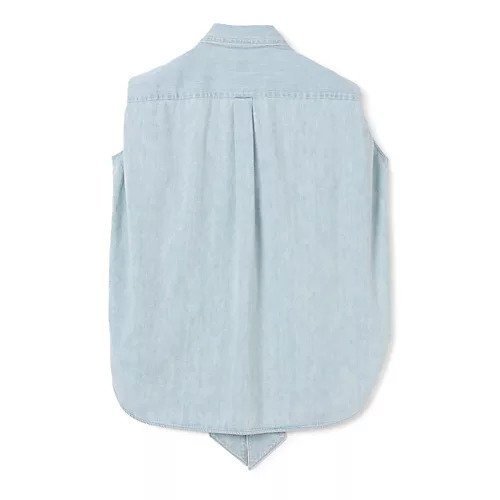 【バウト/BOWTE】のSELVAGE DENIM BOWTIE BLOUSE 人気、トレンドファッション・服の通販 founy(ファニー) 　ファッション　Fashion　レディースファッション　WOMEN　デニム　Denim　ノースリーブ　No Sleeve　ボックス　Box　ユーズド　Used　洗える　Washable　other-2|ID: prp329100004507949 ipo3291000000031821133