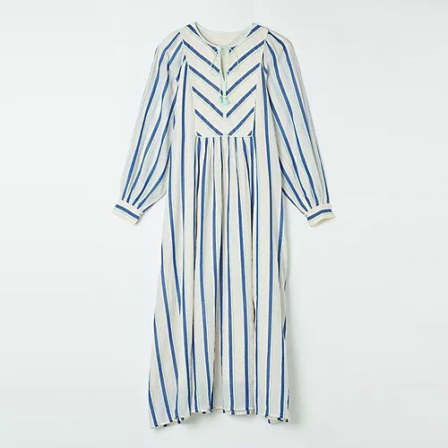 【ヌキテパ/NE QUITTEZ PAS】のCOTTON VOILE STRIPE GATHER DRESS インテリア・キッズ・メンズ・レディースファッション・服の通販 founy(ファニー) https://founy.com/ ファッション Fashion レディースファッション WOMEN ワンピース Dress ドレス Party Dresses エスニック Ethnic 洗える Washable カフス Cuffs キャップ Cap ギャザー Gather ストライプ Stripe ストリング String タッセル Tassel ドレス Dress ドレープ Drape バイアス Bias フェミニン Feminine ブラウジング Browsing モダン Modern リゾート Resort リボン Ribbon リラックス Relax ループ Loop 夏 Summer |ID: prp329100004508114 ipo3291000000031823671