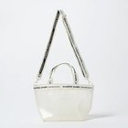 【ビューティフル ピープル/beautiful people】のplaid vinyl logo tape bag m clear|ID:prp329100004508119