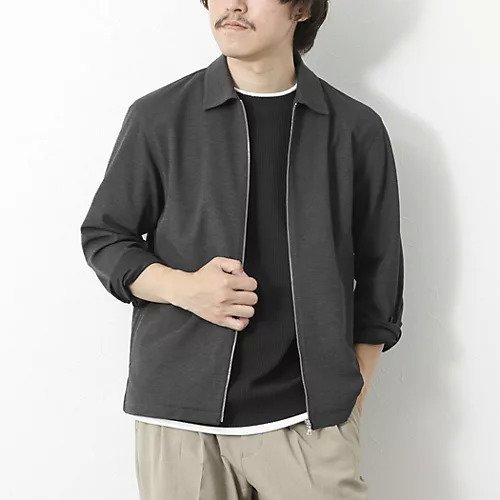 【ノーリーズ グッドマン/NOLLEY'S goodman / MEN】の【Primeflex】《速乾/ストレッチ》ジップシャツブルゾン 25SS インテリア・キッズ・メンズ・レディースファッション・服の通販 founy(ファニー) https://founy.com/ ファッション Fashion メンズファッション Men's Style Online ウォッシャブル Washable 軽量 Lightweight 鹿の子 Pique シルバー Silver ジャケット Jacket ストレッチ Stretch 定番 Standard ポケット Pocket メランジ Melange リネン Linen リラックス Relax 2025年 2025 2025春夏・S/S Ss,Spring/Summer,2025 |ID: prp329100004508150 ipo3291000000032363710