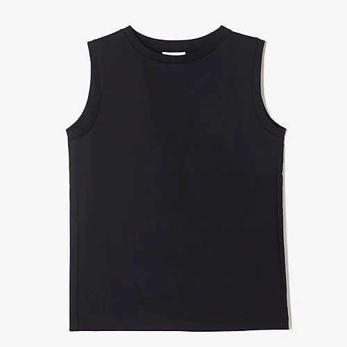 【エクラ/eclat】の【宮崎桃代さん別注】きれいめノースリーブ インテリア・キッズ・メンズ・レディースファッション・服の通販 founy(ファニー) 　ファッション　Fashion　レディースファッション　Ladies' Fashion Online　トップス・カットソー　Tops/Tshirt　キャミソール / ノースリーブ　No Sleeves　コンパクト　Compact　スポーティ　Sporty　タンク　Tank　ノースリーブ　No Sleeve　ボトム　Bottom　別注　Special Order　洗える　Washable　ブラック|ID: prp329100004509155 ipo3291000000032675273