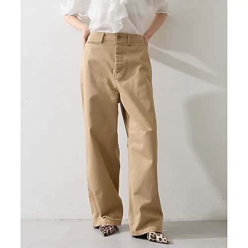 【ウィムガゼット/Whim Gazette】のバイオ加工チノパンツ インテリア・キッズ・メンズ・レディースファッション・服の通販 founy(ファニー) https://founy.com/ ファッション Fashion レディースファッション Fashion for Women パンツ Pants & Trousers ヴィンテージ Vintage Style 定番 Standard, Basic Item ユーズド Used, Vintage-Look ワーク Workwear, Utility Style 2025年 2025 2025春夏・S/S Spring/Summer 2025 SS25 |ID: prp329100004509167 ipo3291000000033832019