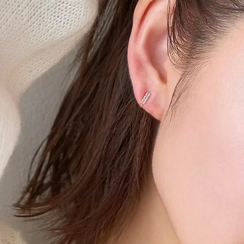 【フィービィー/phoebe】の【K10】ストーンバーイヤリング ローズゴールド 人気、トレンドファッション・服の通販 founy(ファニー) 　ファッション　Fashion　レディースファッション　WOMEN　ジュエリー　Jewelry　リング　Rings　イヤリング　Earrings　アクセサリー　Accessories　イヤリング　Earrings　ジュエリー　Jewelry　ジュエル　Jewel　人気　Popularity　ローズ　Rose　おすすめ　Recommend　クリスマス X'mas　Christmas Xmas　ホリデーシーズン　Holiday　ギフト プレゼント　Gift Present　結婚式　Wedding Ceremony　披露宴　Wedding Reception　other-2|ID: prp329100004509980 ipo3291000000031849859