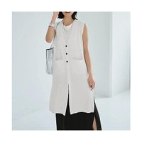 【スタイルデリ/STYLE DELI】の片畦編みサマーニットロングベスト 人気、トレンドファッション・服の通販 founy(ファニー) ファッション Fashion レディースファッション Fashion for Women アウター Coat / Outerwear Collection トップス・カットソー Cut & Sew Tops ニット Knit Tops & Sweaters ベスト&ジレ / 重ね着スタイル Vests & Gilets 畦編みニット・テクスチャードトップス Ribbed Knit Sweaters / Textured Knit Tops イエロー Yellow 春 Spring 畦 Ribbed Knit キャミソール Camisole, Spaghetti Strap Top 軽量 Lightweight, Ultra Light ストレート Straight, Straight Cut スリット Slit, Slit Detail タンク Tank Top, Sleeveless Top 定番 Standard, Basic Item ノースリーブ Sleeveless, No-Sleeve バランス Balance, Style Balance フォルム Silhouette, Form ベスト Vest, Waistcoat ポケット Pocket, Pocket Detail マーブル Marble, Marble Pattern ミドル Middle Length, Mid Height ロング Long, Long-Length S/S・春夏 SS, Spring/Summer, Warm Season 夏 Summer |ID:prp329100004510916