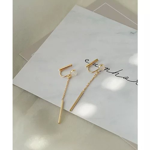 【コレカラ/collecala】のノンホール・ショートバー チェーンのイヤリング 人気、トレンドファッション・服の通販 founy(ファニー) 　ファッション　Fashion　レディースファッション　WOMEN　ジュエリー　Jewelry　リング　Rings　イヤリング　Earrings　イヤリング　Earrings　ショート　Short　シリコン　Silicon　シンプル　Simple　チェーン　Chain　 other-1|ID: prp329100004511086 ipo3291000000031863013