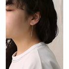 【コレカラ/collecala】のノンホール・ショートバー チェーンのイヤリング シルバー|ID: prp329100004511086 ipo3291000000031863015