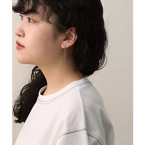 【コレカラ/collecala】のノンホール・ショートバー チェーンのイヤリング 人気、トレンドファッション・服の通販 founy(ファニー) 　ファッション　Fashion　レディースファッション　WOMEN　ジュエリー　Jewelry　リング　Rings　イヤリング　Earrings　イヤリング　Earrings　ショート　Short　シリコン　Silicon　シンプル　Simple　チェーン　Chain　other-3|ID: prp329100004511086 ipo3291000000031863019