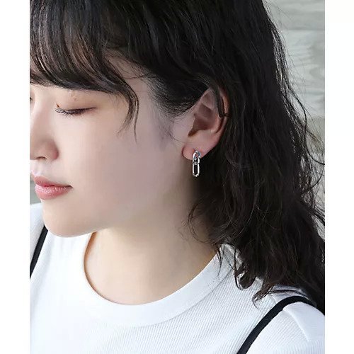 【コレカラ/collecala】の樹脂ノンホール・フィガロチェーンイヤリング 人気、トレンドファッション・服の通販 founy(ファニー) 　ファッション　Fashion　レディースファッション　WOMEN　ジュエリー　Jewelry　リング　Rings　イヤリング　Earrings　おすすめ　Recommend　イヤリング　Earrings　オケージョン　Occasion　シンプル　Simple　チェーン　Chain　other-3|ID: prp329100004511088 ipo3291000000031863027
