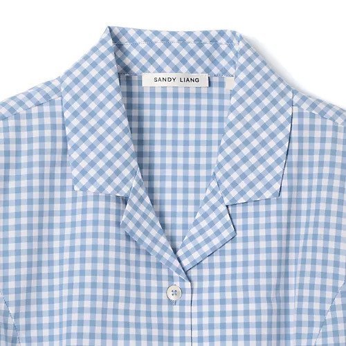 【サンディーリアング/SANDY LIANG】のSOL TOP 人気、トレンドファッション・服の通販 founy(ファニー) 　ファッション　Fashion　レディースファッション　Fashion for Women　ワンピース　Dresses　2025年　2025　2025春夏・S/S　Spring/Summer 2025 SS25　ギンガム　Gingham, Gingham Fabric　チェック　Check, Plaid, Tartan　ボックス　Boxy, Box Shape　リラックス　Relax, Relaxed Fit　洗える　Machine Washable　other-3|ID: prp329100004512205 ipo3291000000035302904