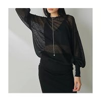 【ウィムガゼット/Whim Gazette】のシアーリネンニットプルオーバー 人気、トレンドファッション・服の通販 founy(ファニー) ファッション Fashion レディースファッション WOMEN トップス・カットソー Tops/Tshirt ニット Knit Tops プルオーバー Pullover 2025年 2025 2025春夏・S/S Ss,Spring/Summer,2025 シンプル Simple フィット Fit ボトム Bottom リネン Linen ワイド Wide 長袖 Long Sleeve |ID:prp329100004512214