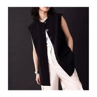 【ウィムガゼット/Whim Gazette】の【THE PAUSE】ダブルクロスジレ 人気、トレンドファッション・服の通販 founy(ファニー) ファッション Fashion レディースファッション WOMEN アウター Coat Outerwear トップス・カットソー Tops/Tshirt ベスト/ジレ Gilets/Vests ヴィンテージ Vintage グラデーション Gradation シェイプ Shape ストレッチ Stretch スマート Smart セットアップ Set Up ダブル Double ワーク Work おすすめ Recommend 2025年 2025 2025春夏・S/S Ss,Spring/Summer,2025 |ID:prp329100004512220