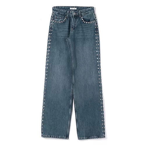 【その他のブランド/Other】のUPDO JEAN 人気、トレンドファッション・服の通販 founy(ファニー) 　ファッション　Fashion　レディースファッション　WOMEN　2025年　2025　2025春夏・S/S　Ss,Spring/Summer,2025　スタッズ　Studs　ストーン　Stone　チェック　Check　デニム　Denim　ポケット　Pocket　リボン　Ribbon　ロング　Long　ワイド　Wide　今季　This Season　洗える　Washable　 other-1|ID: prp329100004512229 ipo3291000000031873955