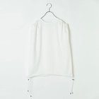 【スローン/SLOANE】の【LEE別注】【洗える】【抗菌防臭】オーガニックコットン ショルダーギャザートップ WHITE|ID:prp329100004514991
