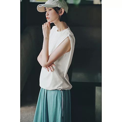 【スローン/SLOANE】の【LEE別注】【洗える】【抗菌防臭】オーガニックコットン ショルダーギャザートップ 人気、トレンドファッション・服の通販 founy(ファニー) 　ファッション　Fashion　レディースファッション　WOMEN　カットソー　Cut And Sew　ギャザー　Gather　シルバー　Silver　ドローコード　Draw Cord　メタル　Metal　別注　Special Order　抗菌　Antibacterial　洗える　Washable　other-3|ID: prp329100004514991 ipo3291000000031900787
