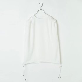 【スローン/SLOANE】の【LEE別注】【洗える】【抗菌防臭】オーガニックコットン ショルダーギャザートップ 人気、トレンドファッション・服の通販 founy(ファニー) ファッション Fashion レディースファッション Fashion for Women カットソー Cut and Sewn Top ギャザー Gathered, Ruffled シルバー Silver, Metallic Silver ドローコード Drawcord, Drawstring Cord メタル Metal, Metal Parts 別注 Limited Edition, Custom Order 抗菌 Antibacterial, Bacteria-Resistant 洗える Machine Washable |ID:prp329100004514991