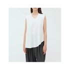 【ミズイロ インド/mizuiro ind】のVネックアシンメトリーノースリーブプルオーバー 人気、トレンドファッション・服の通販 founy(ファニー) ファッション Fashion レディースファッション Ladies' Fashion Online トップス・カットソー Tops/Tshirt キャミソール / ノースリーブ No Sleeves プルオーバー Pullover Vネック V-Neck アシンメトリー Asymmetry thumbnail オフホワイト|ID: prp329100004514995 ipo3291000000032487223