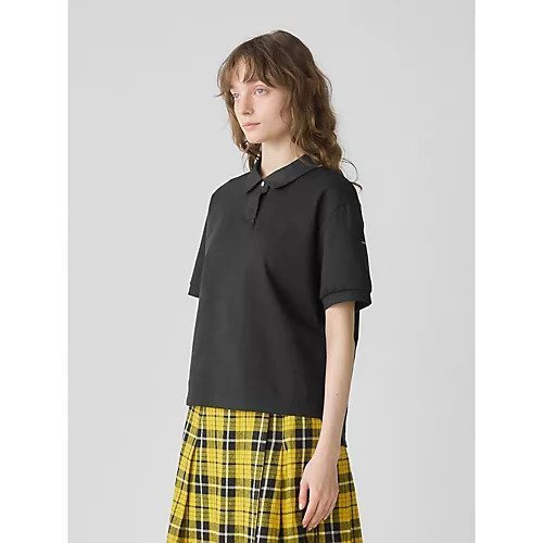 【ミディウミ/MidiUmi】のハーフスリーブポロシャツ 人気、トレンドファッション・服の通販 founy(ファニー) 　ファッション　Fashion　レディースファッション　WOMEN　トップス・カットソー　Tops/Tshirt　シャツ/ブラウス　Shirts/Blouses　ポロシャツ　Polo Shirts　コンパクト　Compact　ボトム　Bottom　other-3|ID: prp329100004514999 ipo3291000000031900853