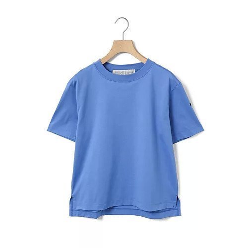 【ミディウミ/MidiUmi】のベーシックTシャツ インテリア・キッズ・メンズ・レディースファッション・服の通販 founy(ファニー) 　ファッション　Fashion　レディースファッション　WOMEN　トップス・カットソー　Tops/Tshirt　シャツ/ブラウス　Shirts/Blouses　ロング / Tシャツ　T-Shirts　コンパクト　Compact　ドロップ　Drop　ベーシック　Basic　ボーダー　Border　ブルー|ID: prp329100004515005 ipo3291000000031900883