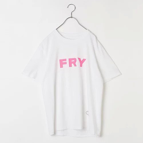 【タンタン/TANGTANG】の【LEE別注】【洗える】FRY / FLY TEE インテリア・キッズ・メンズ・レディースファッション・服の通販 founy(ファニー) 　ファッション　Fashion　レディースファッション　WOMEN　ネオン　Neon　プリント　Print　人気　Popularity　別注　Special Order　洗える　Washable　ホワイト|ID: prp329100004515010 ipo3291000000031900917