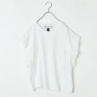 【ダリア/dahlia】の【LEE別注】【洗える】ショート丈異素材切り替えトップス WHITE|ID:prp329100004515014