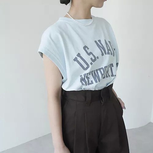 【レミレリーフ/REMI RELIEF】の【LEE別注】【洗える】フレンチスリーブプリントT 人気、トレンドファッション・服の通販 founy(ファニー) 　ファッション　Fashion　レディースファッション　Fashion for Women　スリーブ　Sleeve, Long Sleeve / Short Sleeve　パターン　Pattern, Design Print　フレンチ　French, French Style　ミリタリー　Military, Army Style　ヴィンテージ　Vintage Style　別注　Limited Edition, Custom Order　洗える　Machine Washable　other-2|ID: prp329100004515016 ipo3291000000033262971