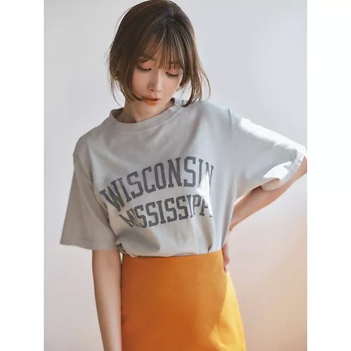 【レミレリーフ/REMI RELIEF】の天竺レギュラーT(WISCONSIN) 人気、トレンドファッション・服の通販 founy(ファニー) 　ファッション　Fashion　レディースファッション　WOMEN　パターン　Pattern　レギュラー　Regular　ヴィンテージ　Vintage　洗える　Washable　other-2|ID: prp329100004515029 ipo3291000000031901040