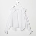 【ノーメント/normment】の【高山都さんセレクト】【洗える】 SCALLOP EMB FRILL COLLAR BLOUSE WHITE|ID:prp329100004515031