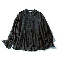 【トゥエルブクローゼット/12closet】の【洗える】涼しい長袖ピンタックブラウス 人気、トレンドファッション・服の通販 founy(ファニー) ファッション Fashion レディースファッション Fashion for Women トップス・カットソー Cut & Sew Tops シャツ・ブラウス・オフィスカジュアル Elegant Blouses & Button-Ups シアー Sheer, See-Through フロント Front, Front Design ペプラム Peplum, Flared Hem 洗える Machine Washable 長袖 Long Sleeve, Full Sleeve |ID:prp329100004515032