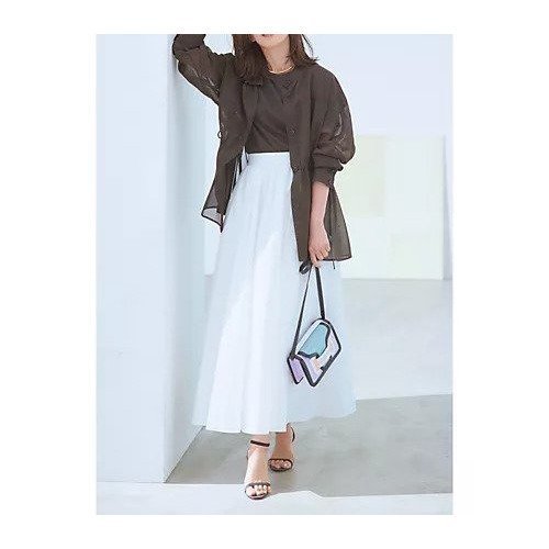 【プルミエ アロンディスモン/1er Arrondissement】の【Marisol別注】シアージャケット 人気、トレンドファッション・服の通販 founy(ファニー) 　ファッション　Fashion　レディースファッション　WOMEN　アウター　Coat Outerwear　ジャケット　Jackets　オーガンジー　Organdy　カフス　Cuffs　シアー　Sheer　シェイプ　Shape　ジャケット　Jacket　スタンド　Stand　タンク　Tank　ドローストリング　Drawstring　バランス　Balance　ワーク　Work　エレガント 上品　Elegant　人気　Popularity　別注　Special Order　夏　Summer　洗える　Washable　羽織　Haori　other-2|ID: prp329100004515033 ipo3291000000031901100