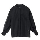 【イーバイエクラ/E by eclat】のハリ感シアーシャツ 人気、トレンドファッション・服の通販 founy(ファニー) ファッション Fashion レディースファッション WOMEN トップス・カットソー Tops/Tshirt シャツ/ブラウス Shirts/Blouses おすすめ Recommend エレガント 上品 Elegant オケージョン Occasion ギャザー Gather フラップ Flap ポケット Pocket 洗える Washable thumbnail ブラック|ID: prp329100004515034 ipo3291000000031901107