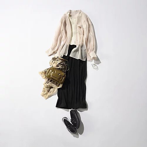 【イーバイエクラ/E by eclat】のハリ感シアーシャツ 人気、トレンドファッション・服の通販 founy(ファニー) 　ファッション　Fashion　レディースファッション　Fashion for Women　トップス・カットソー　Cut & Sew Tops　シャツ・ブラウス・オフィスカジュアル　Elegant Blouses & Button-Ups　おすすめ　Recommended / Our Picks　エレガント 上品　Elegant　オケージョン　Occasion Wear　ギャザー　Gathered, Ruffled　フラップ　Flap, Flap Pocket　ポケット　Pocket, Pocket Detail　洗える　Machine Washable　other-3|ID: prp329100004515034 ipo3291000000033329943