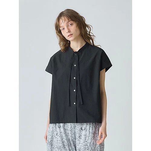 【ミディウミ/MidiUmi】のタイショートシャツ インテリア・キッズ・メンズ・レディースファッション・服の通販 founy(ファニー) https://founy.com/ ファッション Fashion レディースファッション WOMEN トップス・カットソー Tops/Tshirt シャツ/ブラウス Shirts/Blouses エレガント 上品 Elegant ショート Short シンプル Simple タイプライター Typewriter リボン Ribbon 夏 Summer |ID: prp329100004515036 ipo3291000000031901131