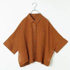 【マイカ ディール/MICA & DEAL】の【LEE別注】【洗える】collared tent shirt ブラウン|ID:prp329100004515038