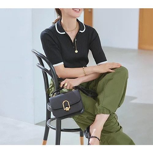 【スローン/SLOANE】の【Marisol別注】接触冷感ポロニット 人気、トレンドファッション・服の通販 founy(ファニー) 　ファッション　Fashion　レディースファッション　WOMEN　トップス・カットソー　Tops/Tshirt　ニット　Knit Tops　エレガント 上品　Elegant　洗える　Washable　軽量　Lightweight　バランス　Balance　別注　Special Order　ワイドリブ　Wide Rib　夏　Summer　other-2|ID: prp329100004515039 ipo3291000000031901176