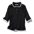 【スローン/SLOANE】の【Marisol別注】接触冷感ポロニット 人気、トレンドファッション・服の通販 founy(ファニー) ファッション Fashion レディースファッション Fashion for Women トップス・カットソー Cut & Sew Tops ニット Knit Tops & Sweaters エレガント 上品 Elegant 洗える Machine Washable 軽量 Lightweight, Ultra Light バランス Balance, Style Balance 別注 Limited Edition, Custom Order ワイドリブ Wide Rib, Wide Ribbed Knit 夏 Summer thumbnail ブラック|ID: prp329100004515039 ipo3291000000035661990