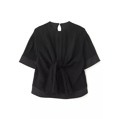 【アドーア/ADORE】のワッシャーシアーリボンブラウス インテリア・キッズ・メンズ・レディースファッション・服の通販 founy(ファニー) 　ファッション　Fashion　レディースファッション　WOMEN　トップス・カットソー　Tops/Tshirt　シャツ/ブラウス　Shirts/Blouses　おすすめ　Recommend　ジャカード　Jacquard　スタンダード　Standard　ストライプ　Stripe　フィット　Fit　フロント　Front　リボン　Ribbon　ワッシャー　Washer　夏　Summer　春　Spring　S/S・春夏　Ss・Spring/Summer　ブラック|ID: prp329100004515045 ipo3291000000031901212