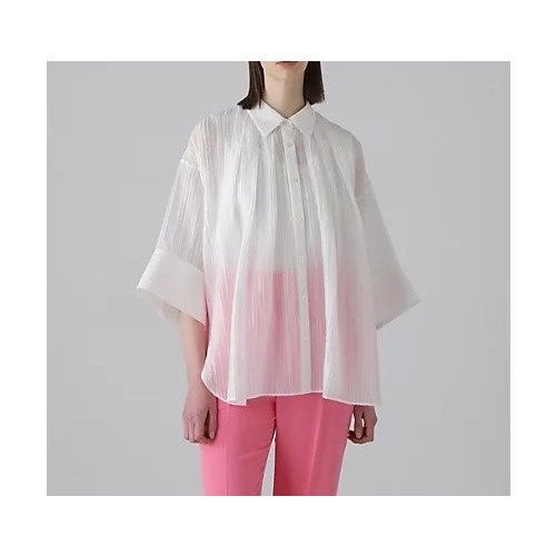 【アドーア/ADORE】のワッシャーシアータックブラウス 人気、トレンドファッション・服の通販 founy(ファニー) 　ファッション　Fashion　レディースファッション　WOMEN　トップス・カットソー　Tops/Tshirt　シャツ/ブラウス　Shirts/Blouses　おすすめ　Recommend　ジャカード　Jacquard　ストライプ　Stripe　スリーブ　Sleeve　フィット　Fit　フレア　Flare　フロント　Front　ルーズ　Loose　ワッシャー　Washer　夏　Summer　春　Spring　S/S・春夏　Ss・Spring/Summer　other-3|ID: prp329100004515046 ipo3291000000031901219
