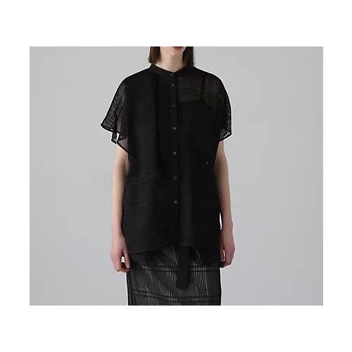【アドーア/ADORE】のレノクロスチェックブラウス 人気、トレンドファッション・服の通販 founy(ファニー) 　ファッション　Fashion　レディースファッション　WOMEN　トップス・カットソー　Tops/Tshirt　シャツ/ブラウス　Shirts/Blouses　おすすめ　Recommend　スタンダード　Standard　チェック　Check　フィット　Fit　ヘムライン　Hemline　ポケット　Pocket　エレガント 上品　Elegant　夏　Summer　春　Spring　S/S・春夏　Ss・Spring/Summer　無地　Plain Color　other-2|ID: prp329100004515047 ipo3291000000031901222