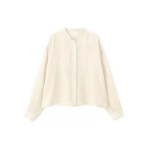 【ヒューマンウーマン/HUMAN WOMAN】のラミーバンドカラーギンガムシャツブラウス 人気、トレンドファッション・服の通販 founy(ファニー) 　ファッション　Fashion　レディースファッション　WOMEN　トップス・カットソー　Tops/Tshirt　シャツ/ブラウス　Shirts/Blouses　おすすめ　Recommend　ギンガム　Gingham　ショート　Short　スタンダード　Standard　チェック　Check　フロント　Front　ボックス　Box　定番　Standard　other-3|ID: prp329100004515048 ipo3291000000031901231