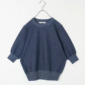 【スローン/SLOANE】 【高山都さんセレクト】シアー半袖クルーネックニット人気、トレンドファッション・服の通販 founy(ファニー) ファッション Fashion レディースファッション WOMEN トップス・カットソー Tops/Tshirt ニット Knit Tops なめらか Smooth シアー Sheer スリーブ Sleeve リネン Linen 半袖 Short Sleeve 夏 Summer |ID:prp329100004515049